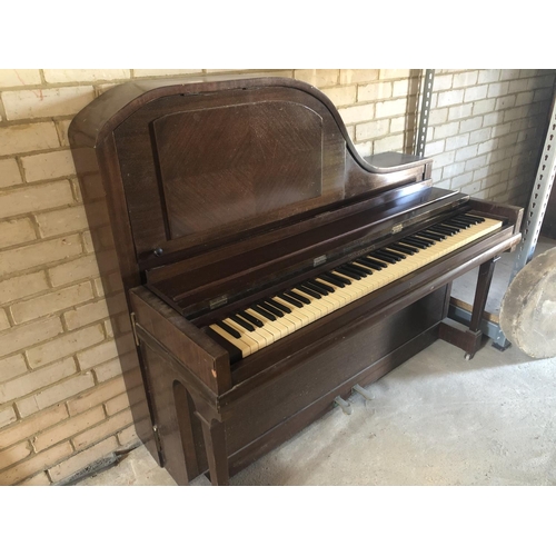 18 - 1930's 'Visual Upright' Piano by Robert Mortley 140cm x 62cm x127cm