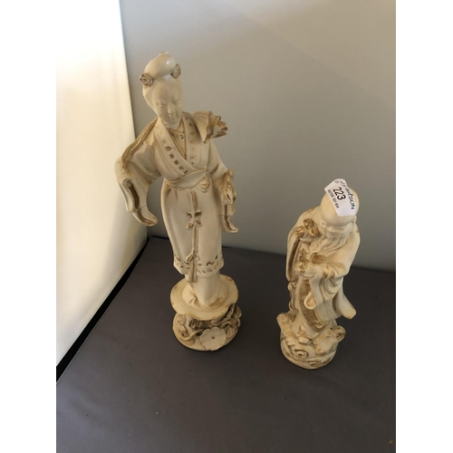 223 - Pair of china oriental figures