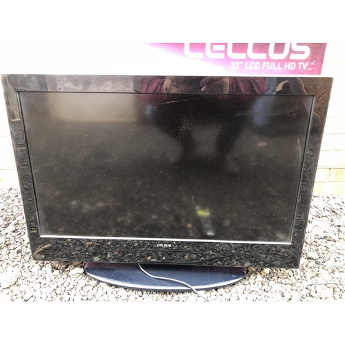 168 - A celcus 32 inch Tv with box