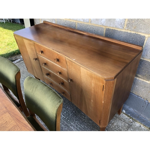 23 - A 6 Piece 1940 / 50's Dining suite comprsing of table, 4 chairs and sideboard to match