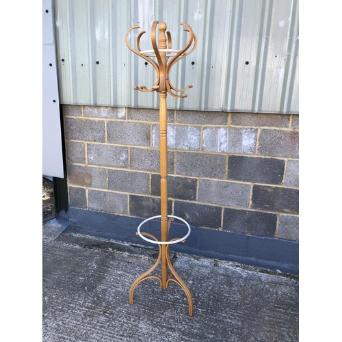 29 - A modern bentwood coat stand
