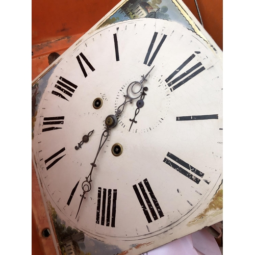 55 - An oak cased eight day longcase clock by Adams of Middlewitch