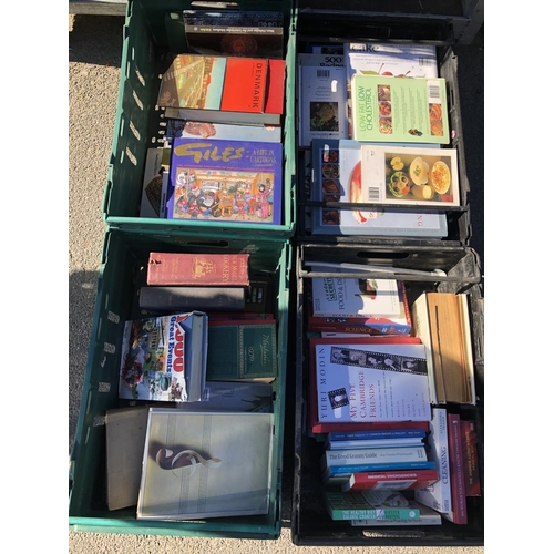 690 - Four boxes of books