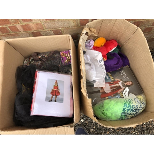 74 - Two boxes of assorted new fancy dress