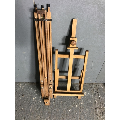 61 - Two artists easels