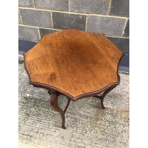 119 - A mahogany occasional table