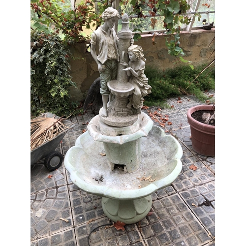 269 - A resin three tier water feature