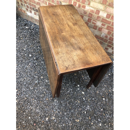 5 - An early Victorian mahogany drop leaf table 107x52x77