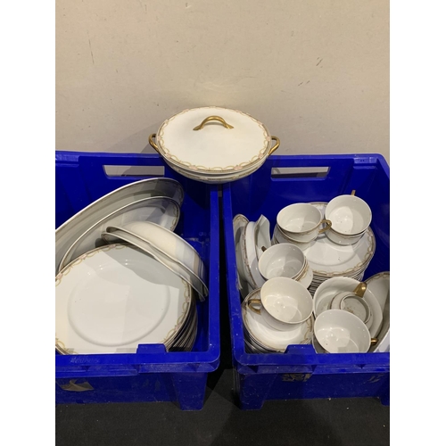 535 - Large qty Warwick China tea and dinnerware