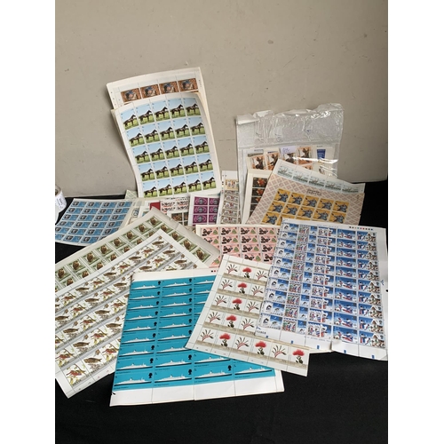 483 - Over 100 sheets of mint stamps