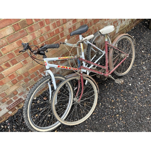 226 - A 1960's Raleigh cycle together with a white falcon mountain bike