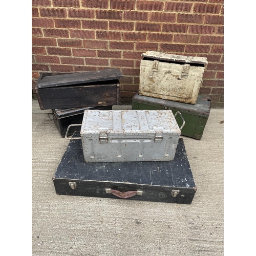 309 - Six vintage tool boxes