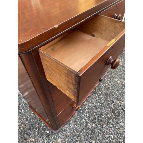 340 - A victorain chest of five drawers