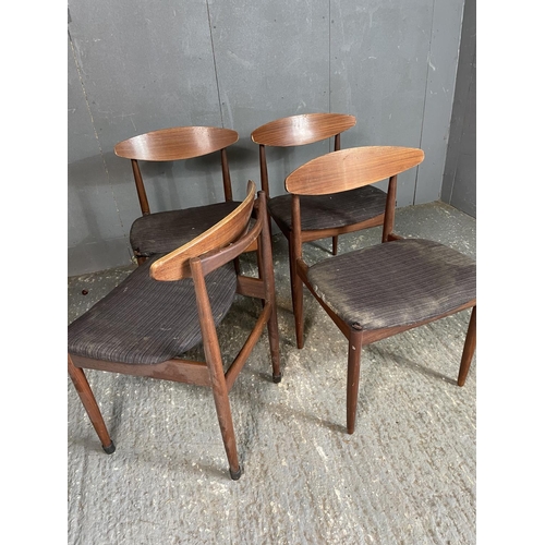 93 - A set of four teak dining chairs by Kofod Larsen for G Plan