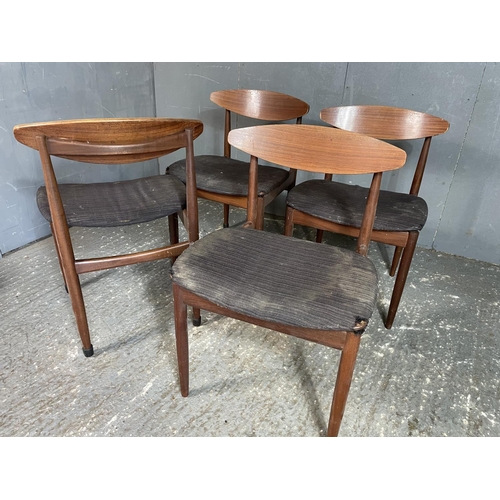 93 - A set of four teak dining chairs by Kofod Larsen for G Plan