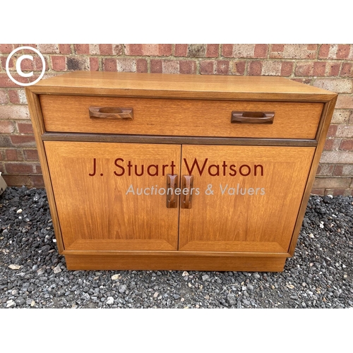 28 - A g Plan teak single drawer sideboard