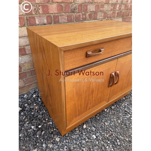 28 - A g Plan teak single drawer sideboard