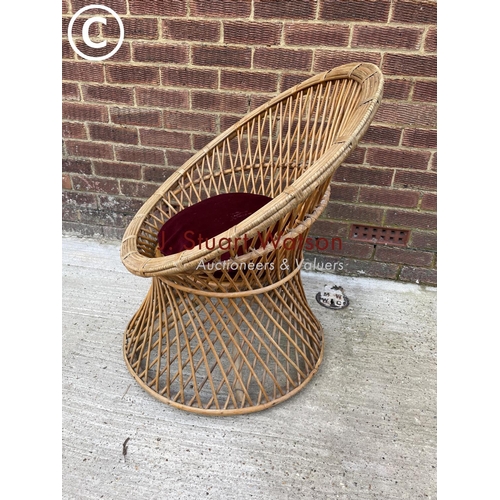 308 - A wicker chair