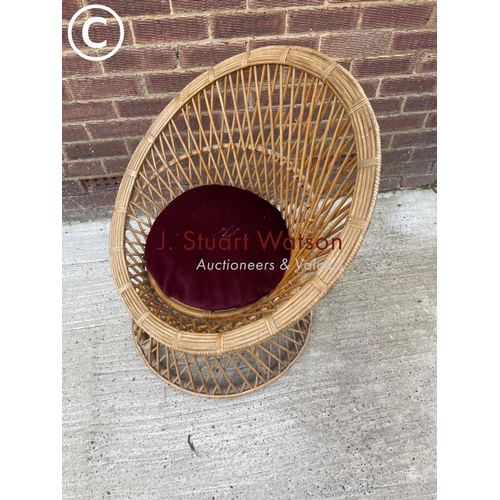 308 - A wicker chair