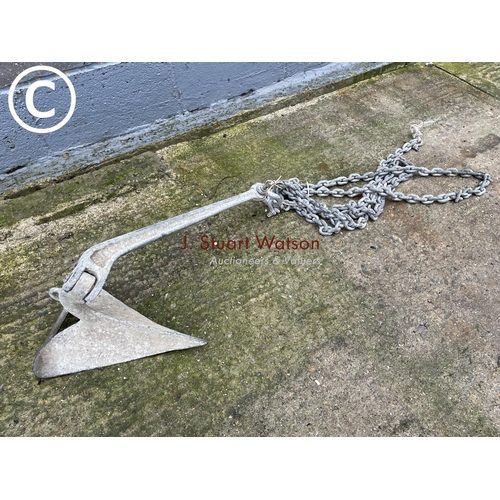 417 - Large vintage anchor