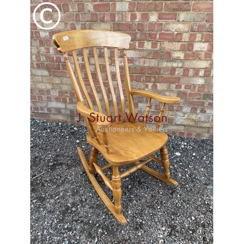 54 - A Windsor style rocking chair