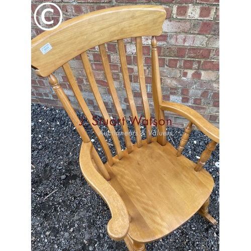 54 - A Windsor style rocking chair