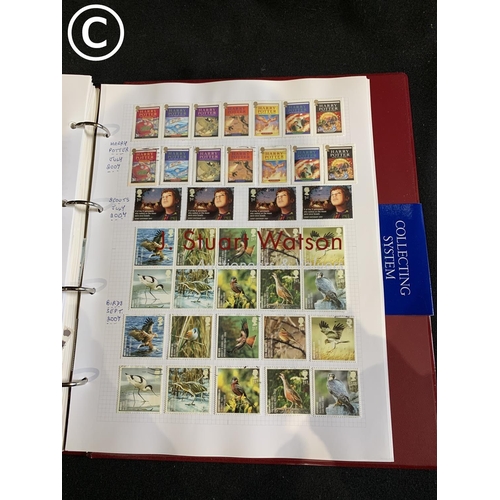 599k - GB stamp album 1890's - 2008 including 28 pages 2000- 2008 containing many mint issues. Video availa... 