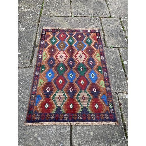 480 - New Baluchi Rug 120 x 82 cms