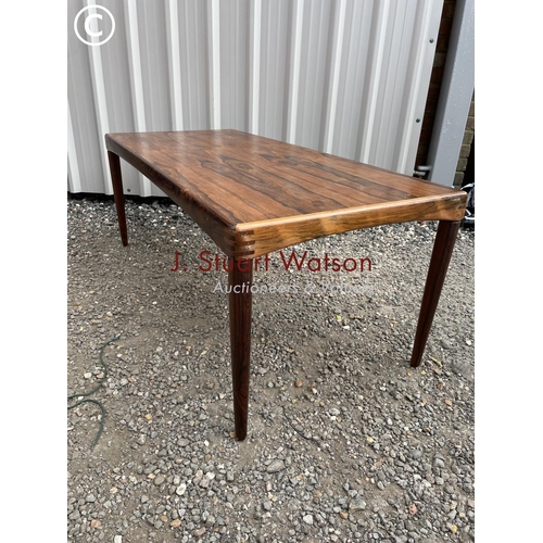 137 - A  mid century danish design rosewood coffee table