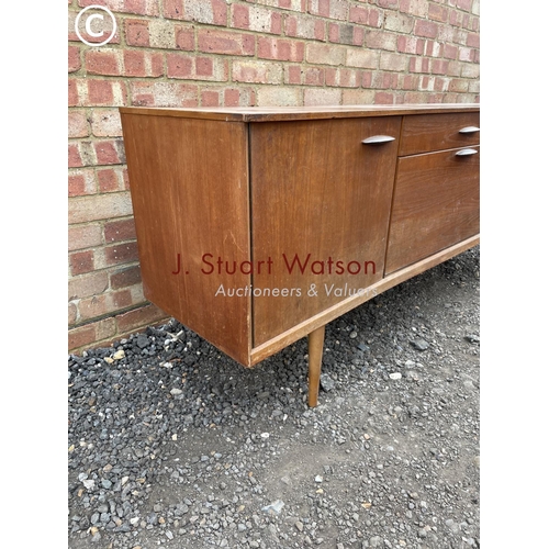 23 - Mid century teak sideboard 184cm long