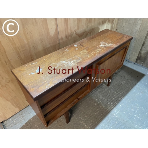 355 - A mid century teak sideboard 138 wide