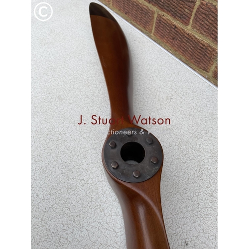 407 - A reproduction hardwood propeller 100cm