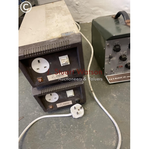 445 - A westrex unit, two power outlets and a dc signal generator