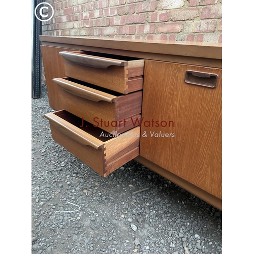 77 - A  Mid century teak sideboard by Greeves and Thomas 177 wide