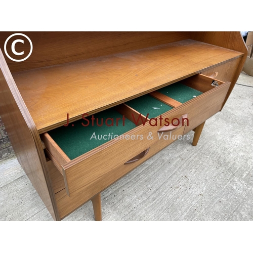 143 - A teak highboy sideboard by avalon