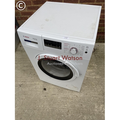 145 - A Bosch washer drier