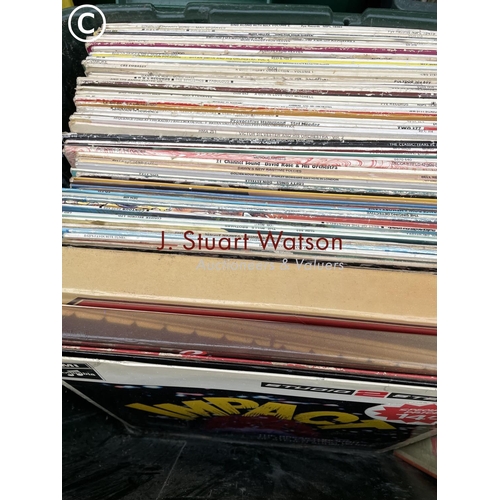 147 - A very large collection of Lp's, singles and 45's