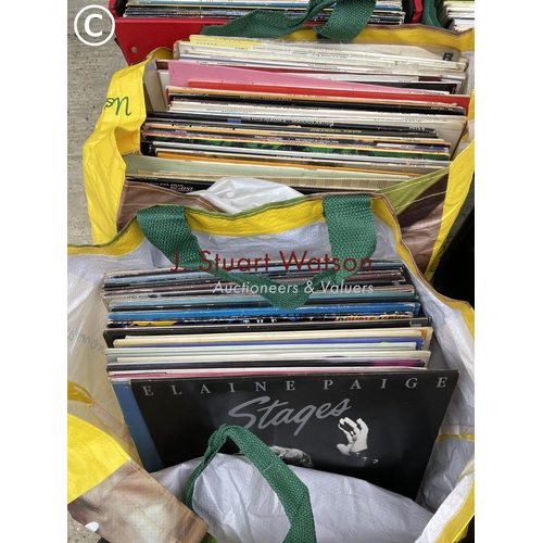 147 - A very large collection of Lp's, singles and 45's