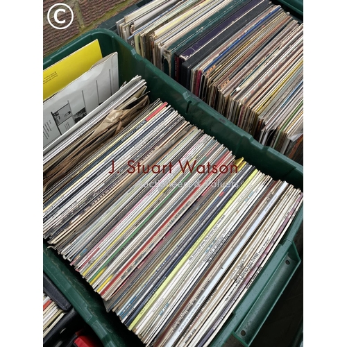 147 - A very large collection of Lp's, singles and 45's