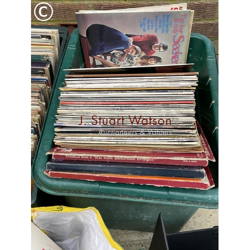 147 - A very large collection of Lp's, singles and 45's