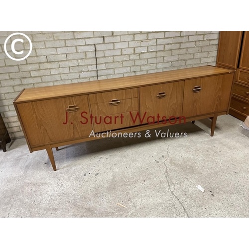 165 - A mid century teak coctail sideboard by Nathan