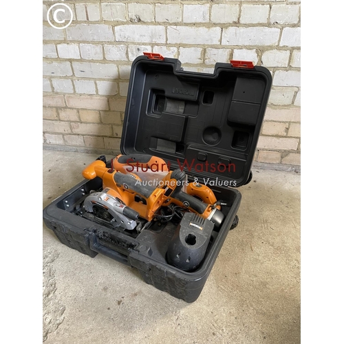 201 - A worx cordless electric tool kit in trolley case