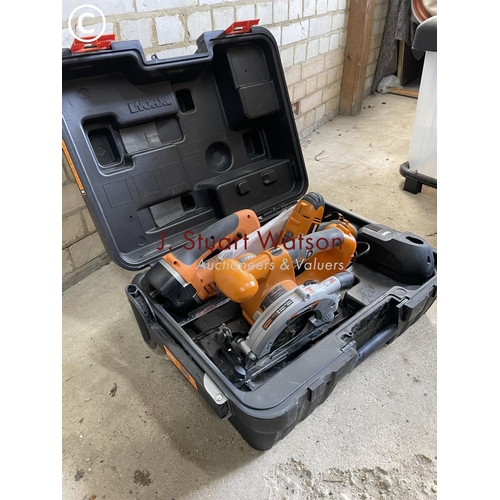 201 - A worx cordless electric tool kit in trolley case