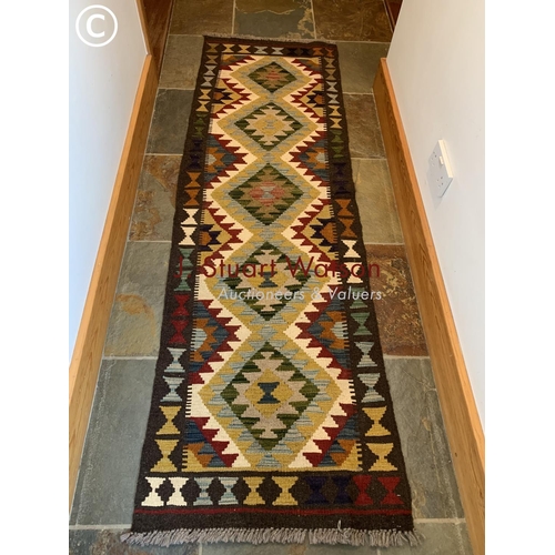 296 - Maimana Kilim Runner 203 x 63