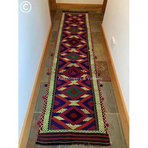 297 - Old Suzni Kilim Runner 277 x 67 cms