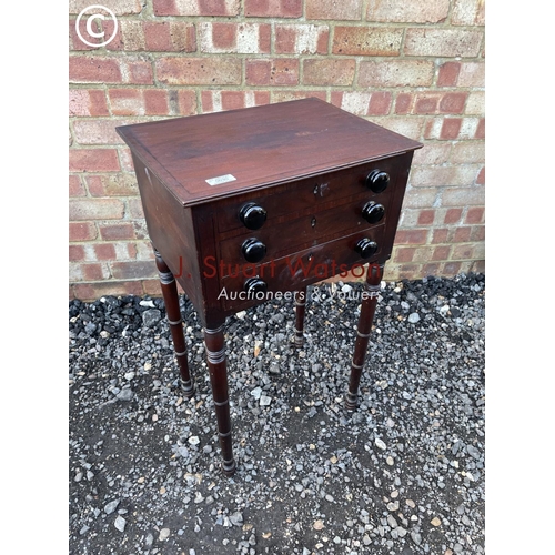 30 - A Victorian style sewing box