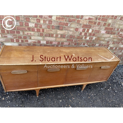 362 - A  mid century teak sideboard by Jentique 180cm