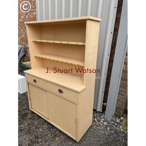 382 - A painted vintage cottage style Dresser