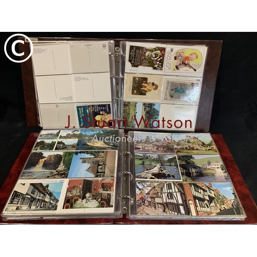 596 - 2 albums of touring and art postcards