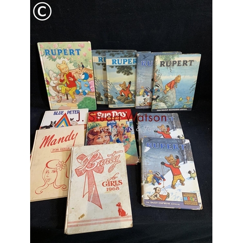 623 - 7 Rupert annuals and 4 others